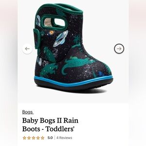Bogs Kids' Rain Boots - Space Dino Print